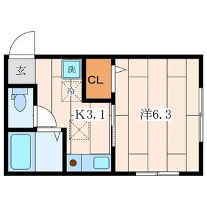 アミティエ 202号室 間取り