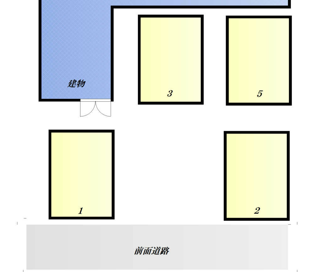 ラピタスY駐車場 間取り図