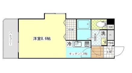 AYマンション 406号室 間取り