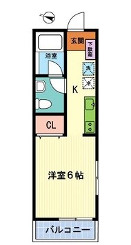 レジデンスK・G・J 103号室 間取り