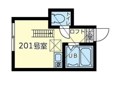 ユナイト田浦エレフォレックス 間取り図