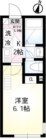 ブランボヌール湘南田浦 間取り図