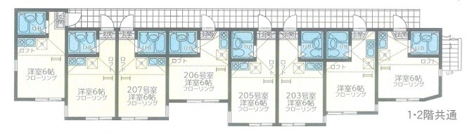 ユナイト衣笠モニカ・ベルべッチ 間取り図