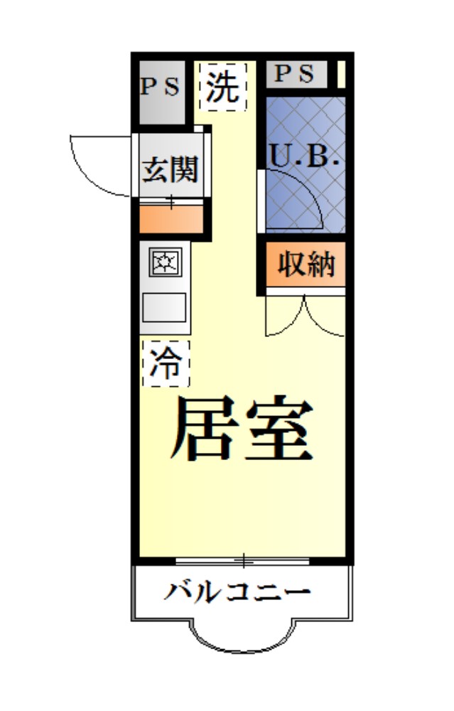 サンヨーズマンション  101号室 間取り