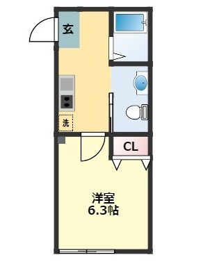 エルミタージュ・堀ノ内 間取り図
