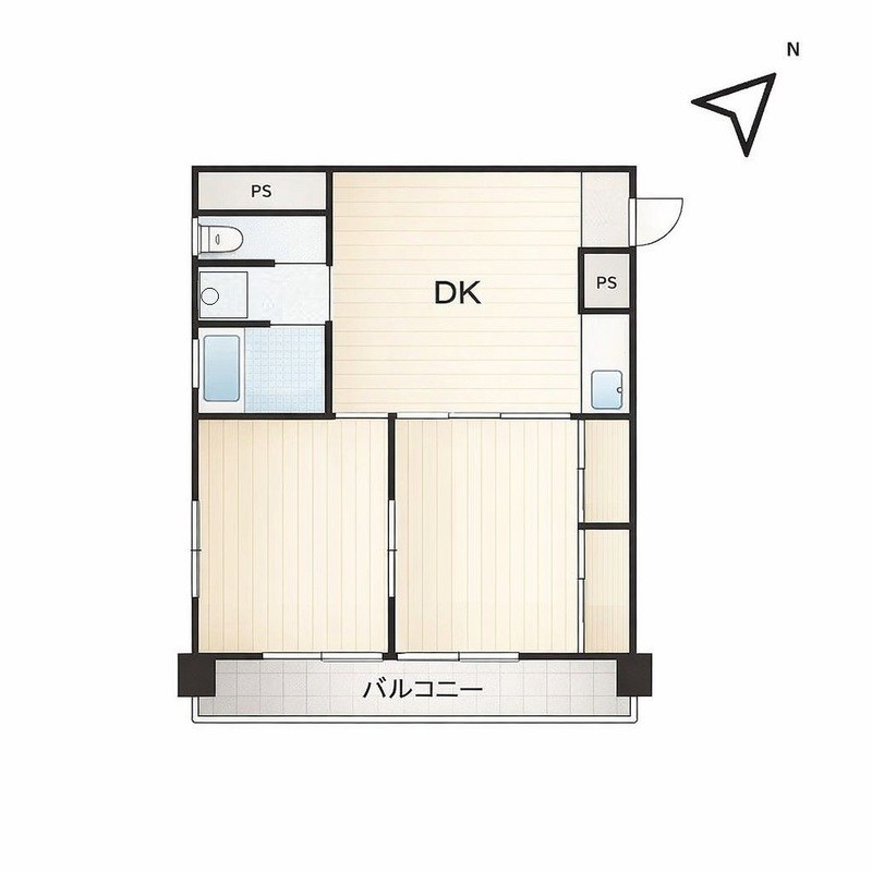 パルマンション 203号室 間取り
