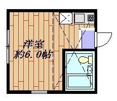 ユナイト田浦パルタージュ 201号室 間取り