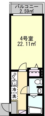 Searex県立大学 204号室 間取り