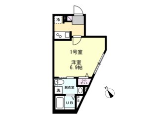 エクセリエ北久里浜 201号室 間取り