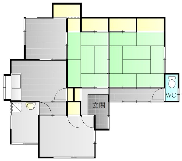 安針塚倉庫 間取り図