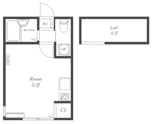 ロフトステージ壱番館 間取り図