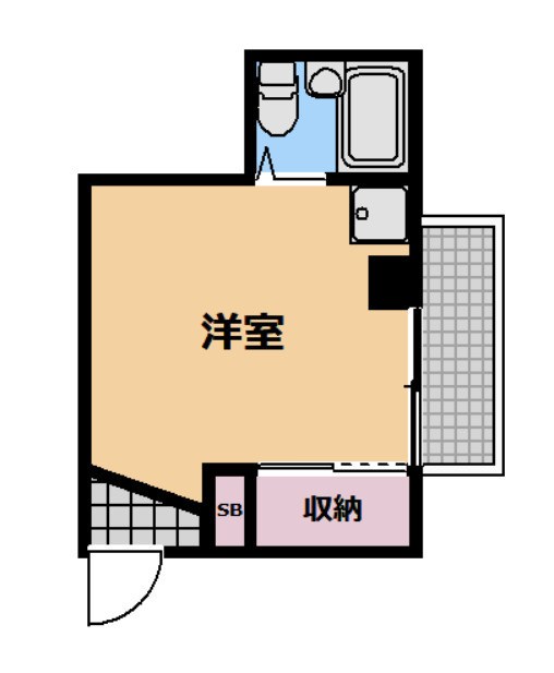 レジデンス安浦 202号室 間取り