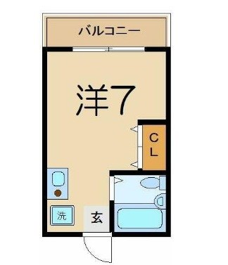 STM横須賀 404号室 間取り