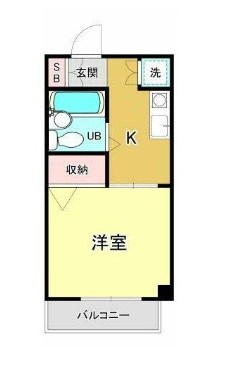 エステート浦賀 間取り図