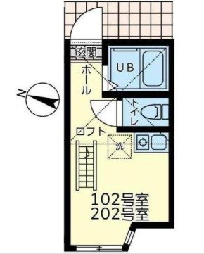 ユナイト安針・ポルトスの杜 間取り図