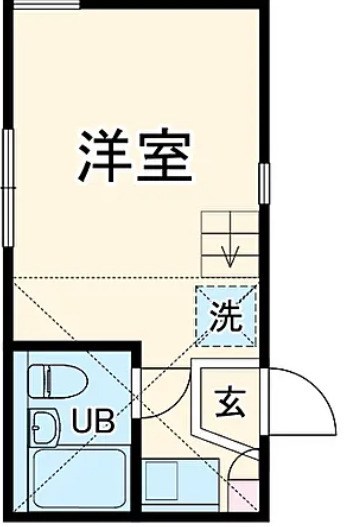 ユナイトステージ汐入弐番館 101号室 間取り