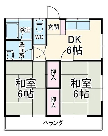 陽輝荘  間取り図