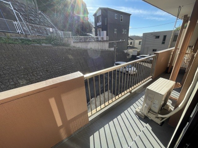 池田マンション３号棟 ベランダ