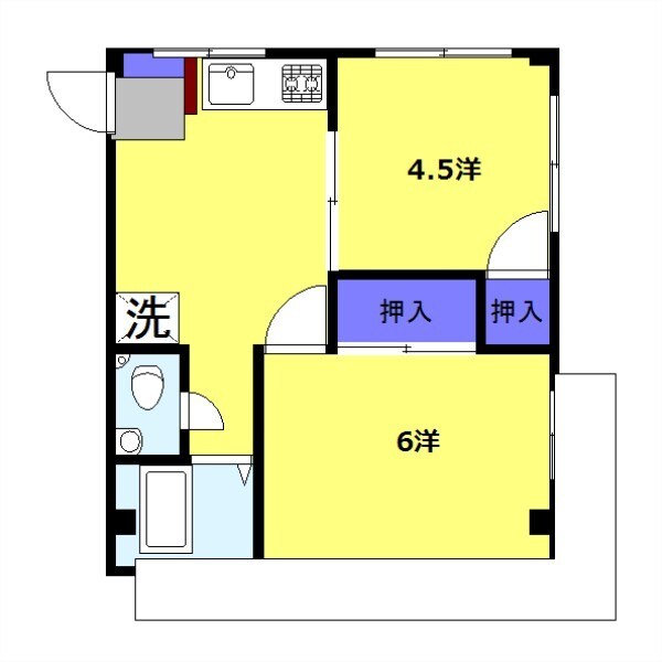 彦坂ビル 301号室 間取り
