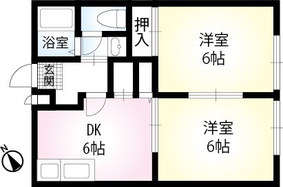 Melati新大津 間取り図