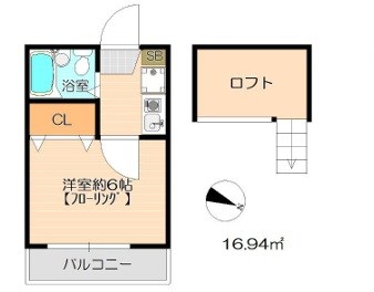 リベルタ北久里浜 間取り図