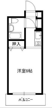 ヴァンハウス横須賀中央 間取り図
