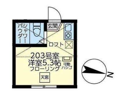 ユナイト中央カステーリャ・デ・ボレロ 103号室 間取り