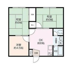 コーポ斉藤 201号室 間取り