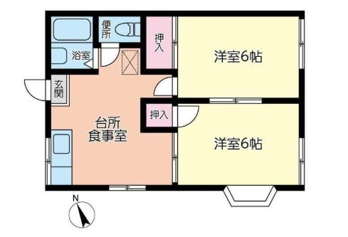 ファミーユ衣笠 間取り図