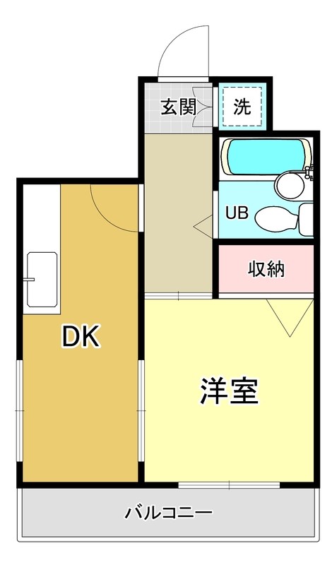エステート浦賀 間取り図