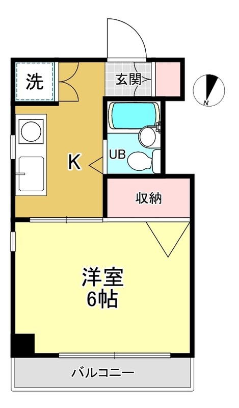 エステート浦賀 間取り図