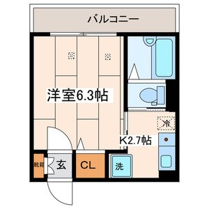WITH PLACE田戸台 204号室 間取り
