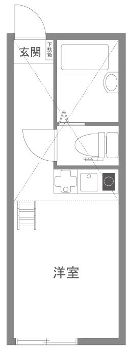 ユナイト横須賀グレゴリーの杜 間取り図