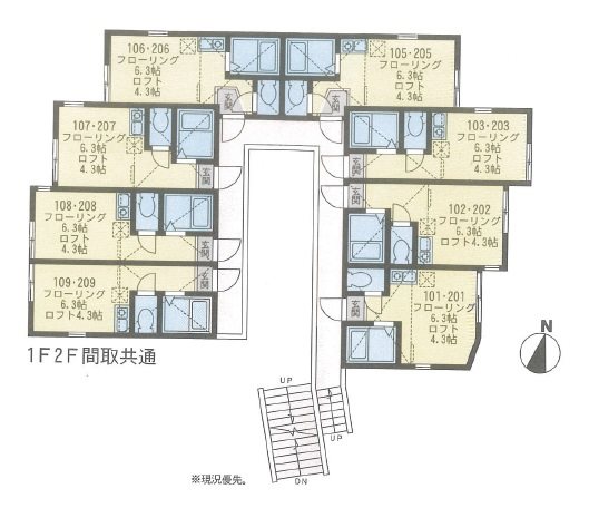 ユナイト衣笠ハロルド・クラーク 間取り図