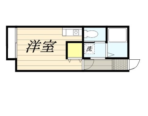 コンフォート緑が丘 206号室 間取り