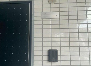 クリオ衣笠弐番館 玄関