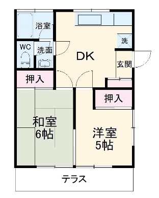 坂本町アパート 間取り図