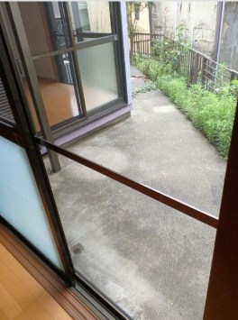栗田貸家 ベランダ