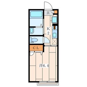プラナスアヅマ 202号室 間取り