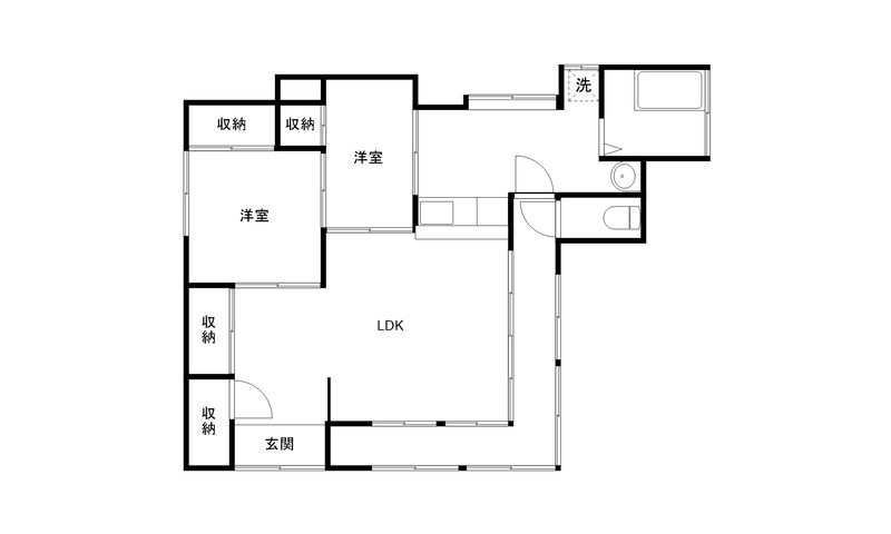不入斗町戸建 間取り図