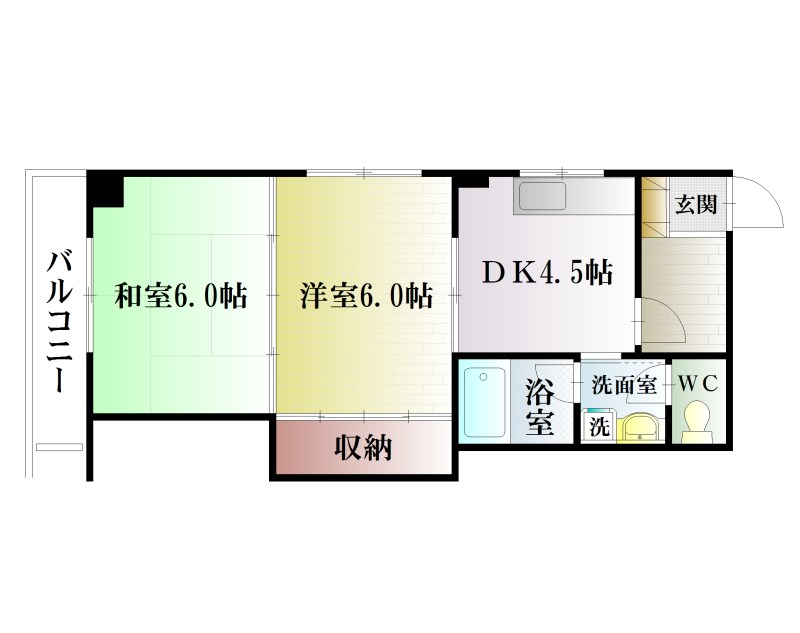 竹之内ビル 403号室 間取り