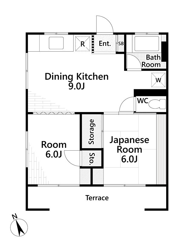 二葉ハイツ 間取り図