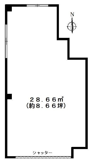 大井5丁目貸店舗 間取り