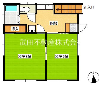 小川貸家 間取り