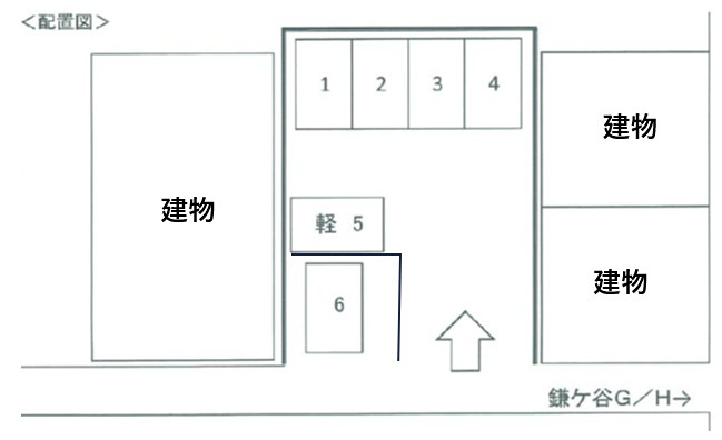 道野辺1027駐車場 間取り