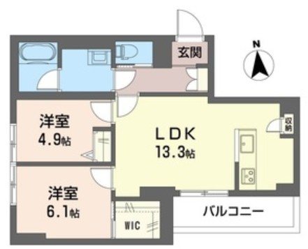 オアシス　アルファ 間取り
