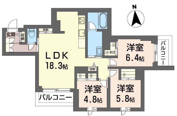 オアシス　アルファ 間取り