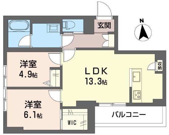 オアシス　アルファ 間取り