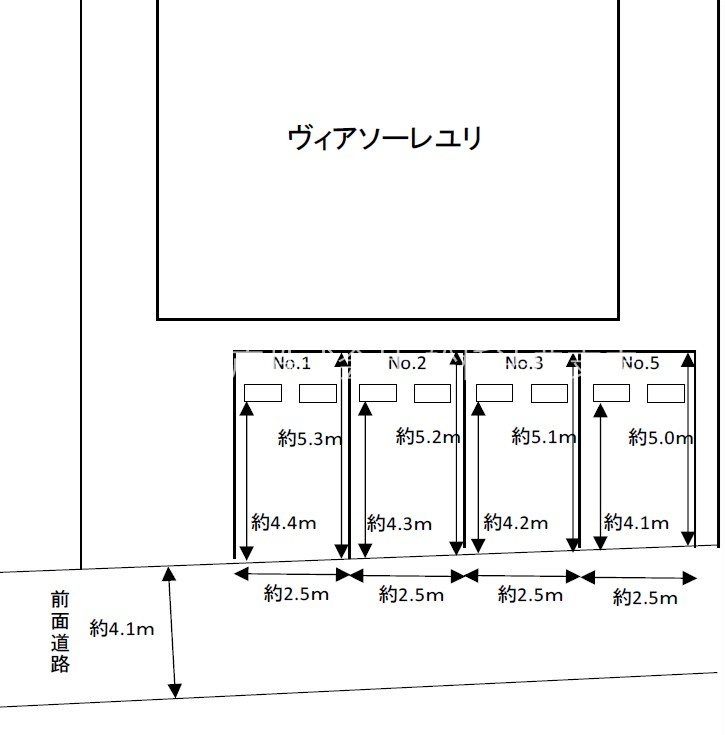 ヴィアソーレユリ駐車場 間取り