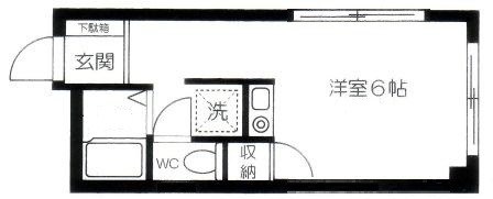 久地コーポ 間取り